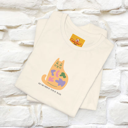 "Remember Your Why'' Cat T-Shirt Front and Back Design | Nunu&Miao Studio - Nunu&Miao Studio