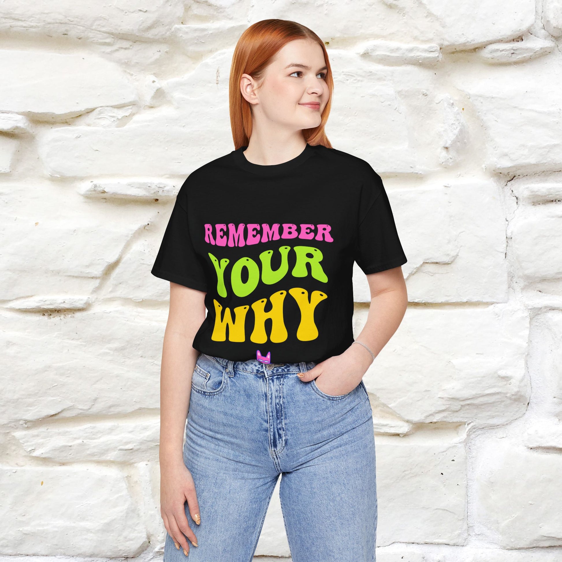 "Remember Your Why" |Cat T-Shirt | Nunu&Miao Studio - Nunu&Miao Studio
