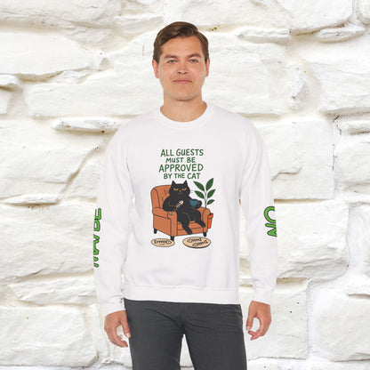 ''All Guests Must Be Approved...'' |Cat Sweatshirt | Nunu&Miao Studio