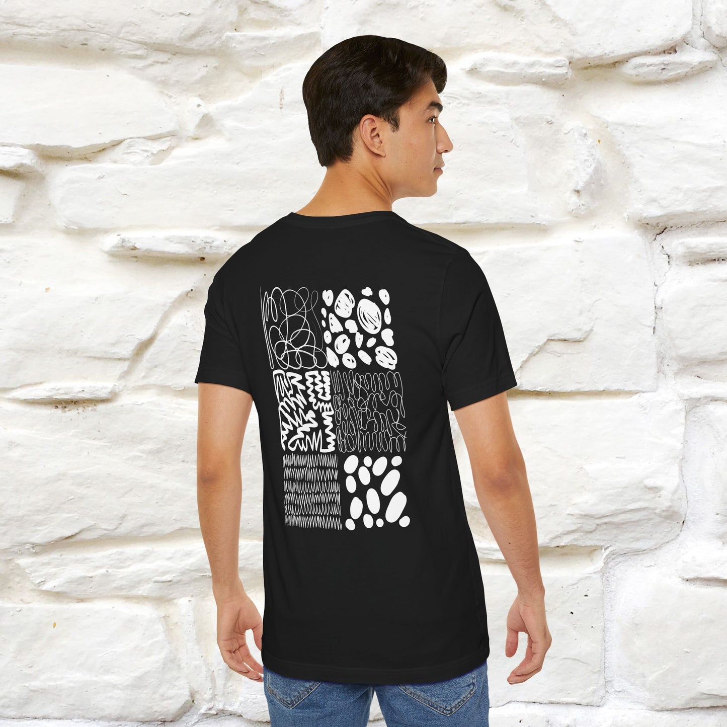 "Caos'' Cat T-Shirt Front and Back Design | Nunu&Miao Studio - Nunu&Miao Studio