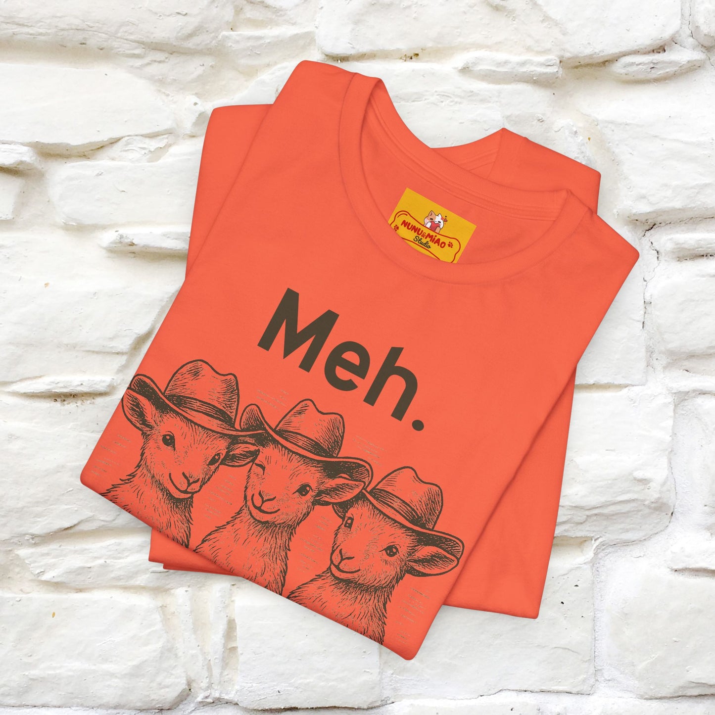 "Meh" Cute T-shirt |Nunu&Miao Studio - Nunu&Miao Studio
