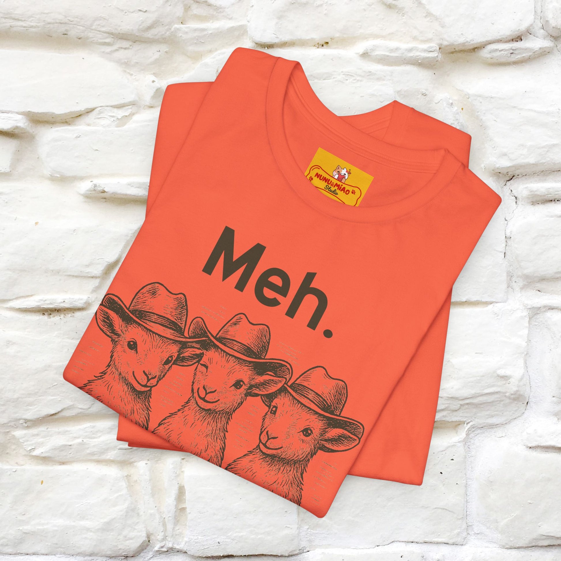 "Meh" Cute T-shirt |Nunu&Miao Studio - Nunu&Miao Studio