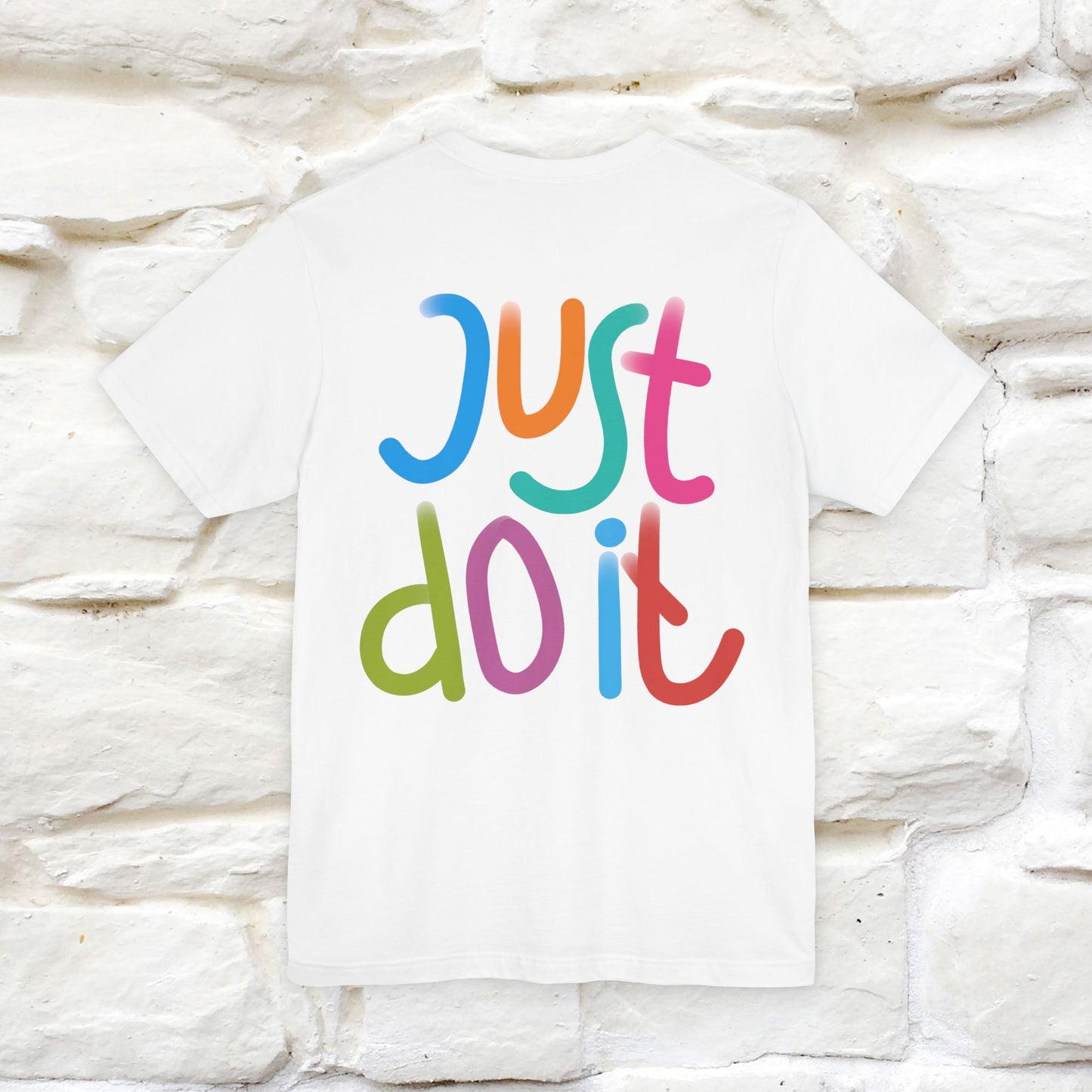 "Yes, Just Do It" Cat T-Shirt| Front & Back Design | Nunu&Miao Studio - Nunu&Miao Studio