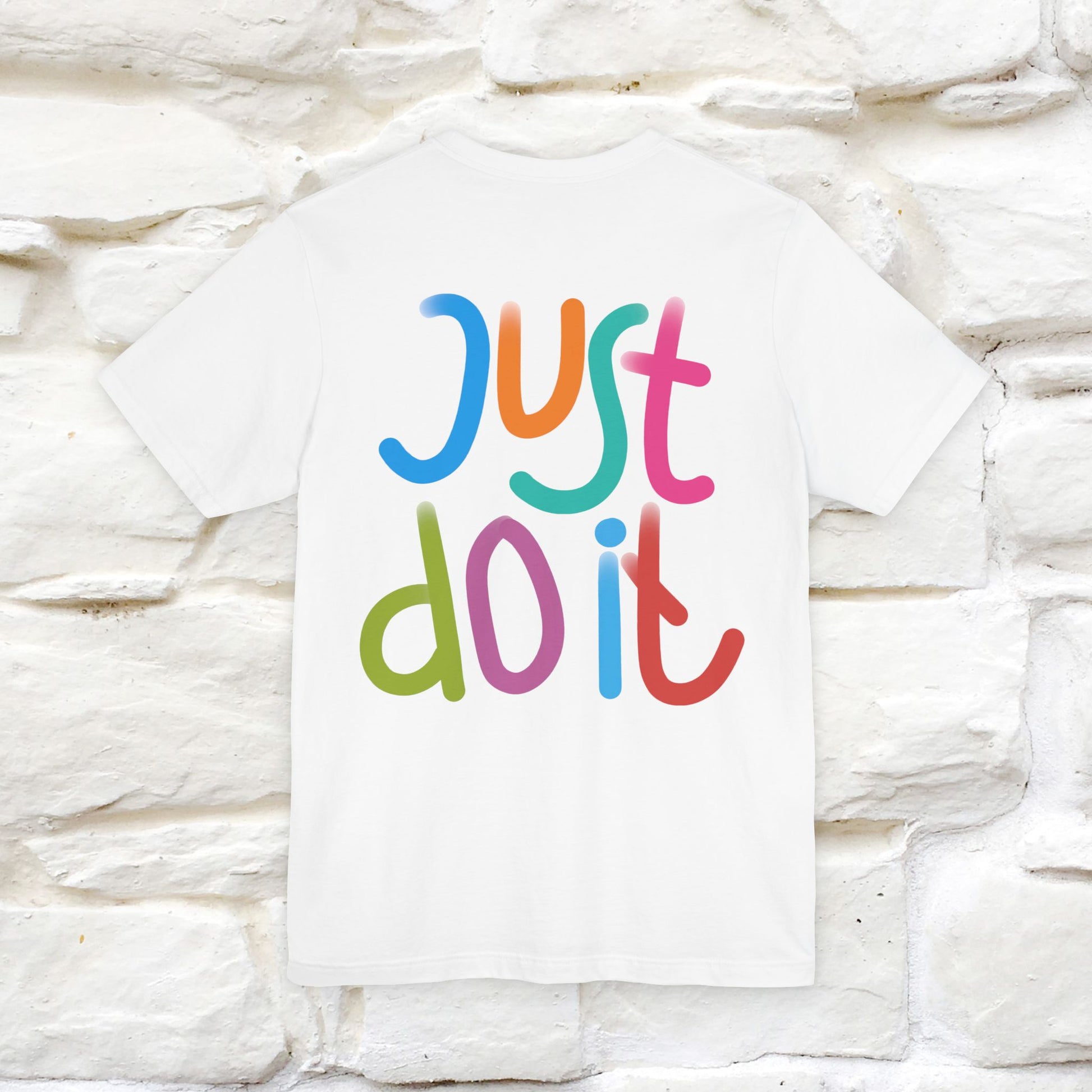 "Yes, Just Do It" Cat T-Shirt| Front & Back Design | Nunu&Miao Studio - Nunu&Miao Studio