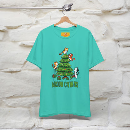 ''Merry Catmas'' | Cattitude Christmas Tee| Nunu&Miao Studio - Nunu&Miao Studio