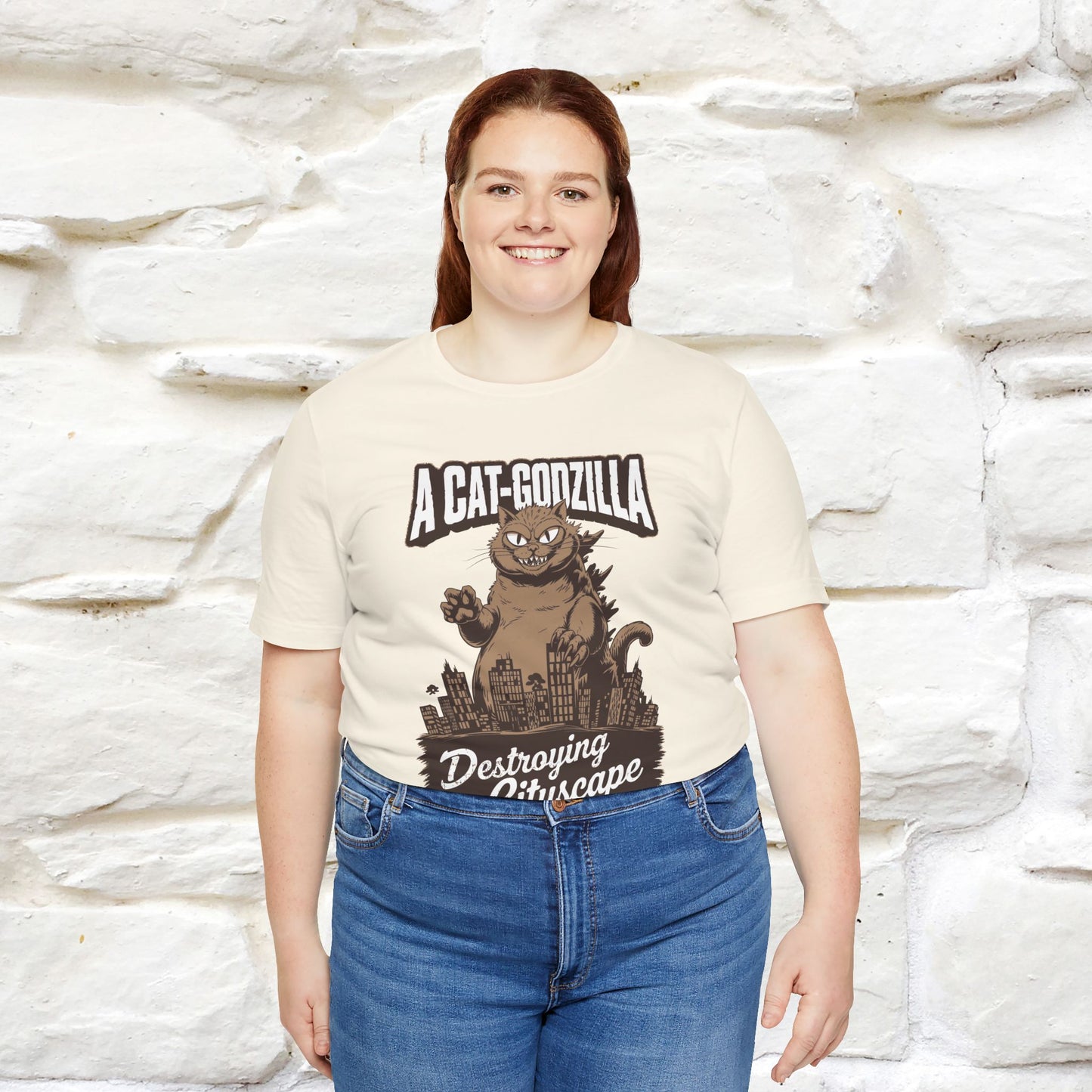 ''A Cat-Godzilla ''| CatT-Shirt | Nunu&Miao Studio - Nunu&Miao Studio