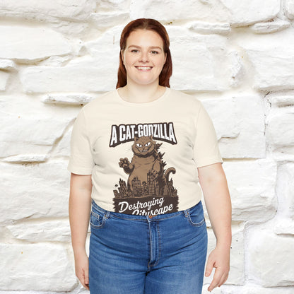 ''A Cat-Godzilla ''| CatT-Shirt | Nunu&Miao Studio - Nunu&Miao Studio