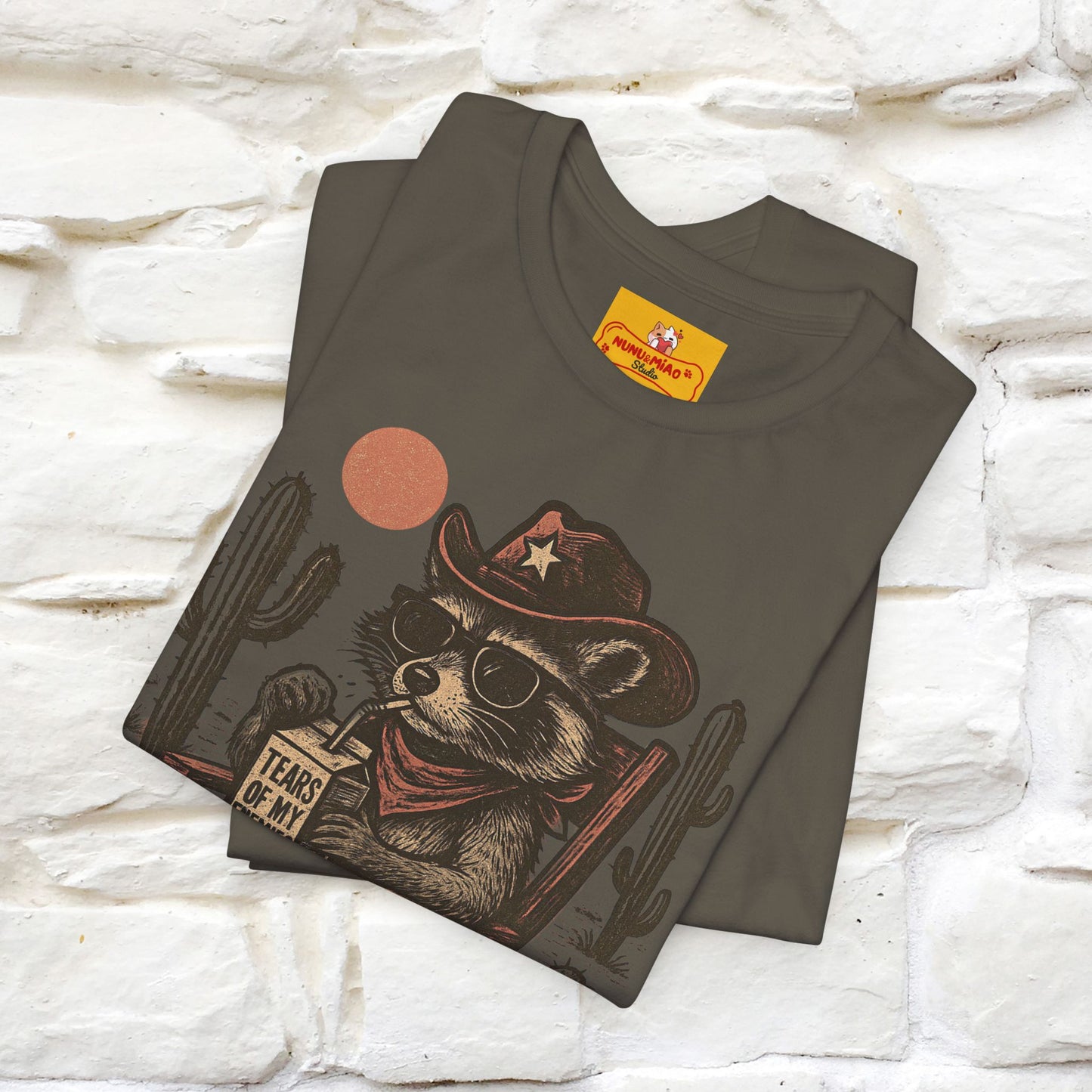 "Tears Of My Enemies" Cat T-shirt |Nunu&Miao Studio - Nunu&Miao Studio