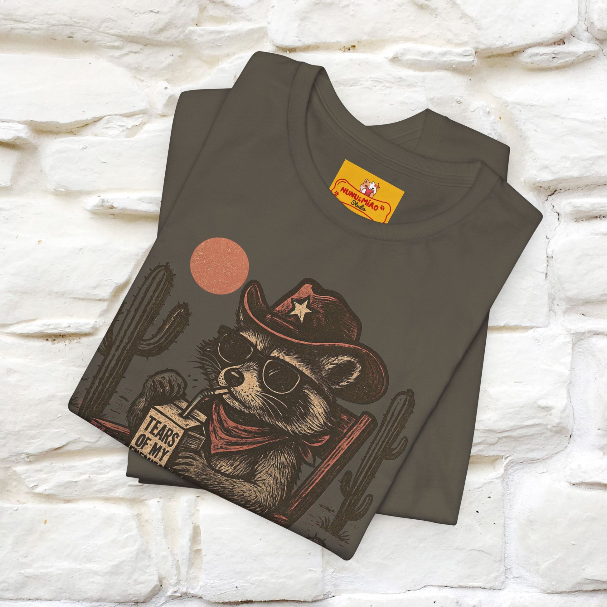 "Tears Of My Enemies" Cat T-shirt |Nunu&Miao Studio - Nunu&Miao Studio