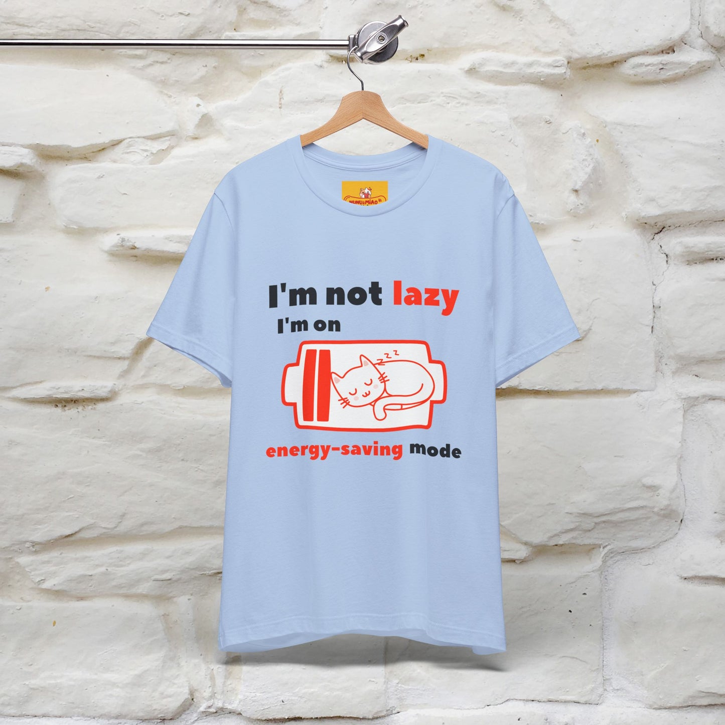 ''I am Not Lazy...'' Cat T-Shirt | Nunu&Miao Studio - Nunu&Miao Studio