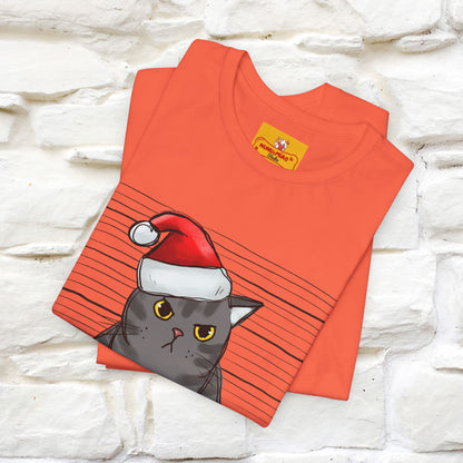 "I Knocked Over The Christmas Tree " |Funny Cat T-Shirt | Nunu&Miao Studio