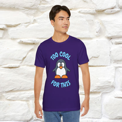 ''Too Cool For This" |Cat T-Shirt | Nunu&Miao Studio - Nunu&Miao Studio