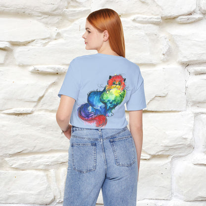 "Il Pittore'' Cat T-Shirt Front and Back Design | Nunu&Miao Studio - Nunu&Miao Studio