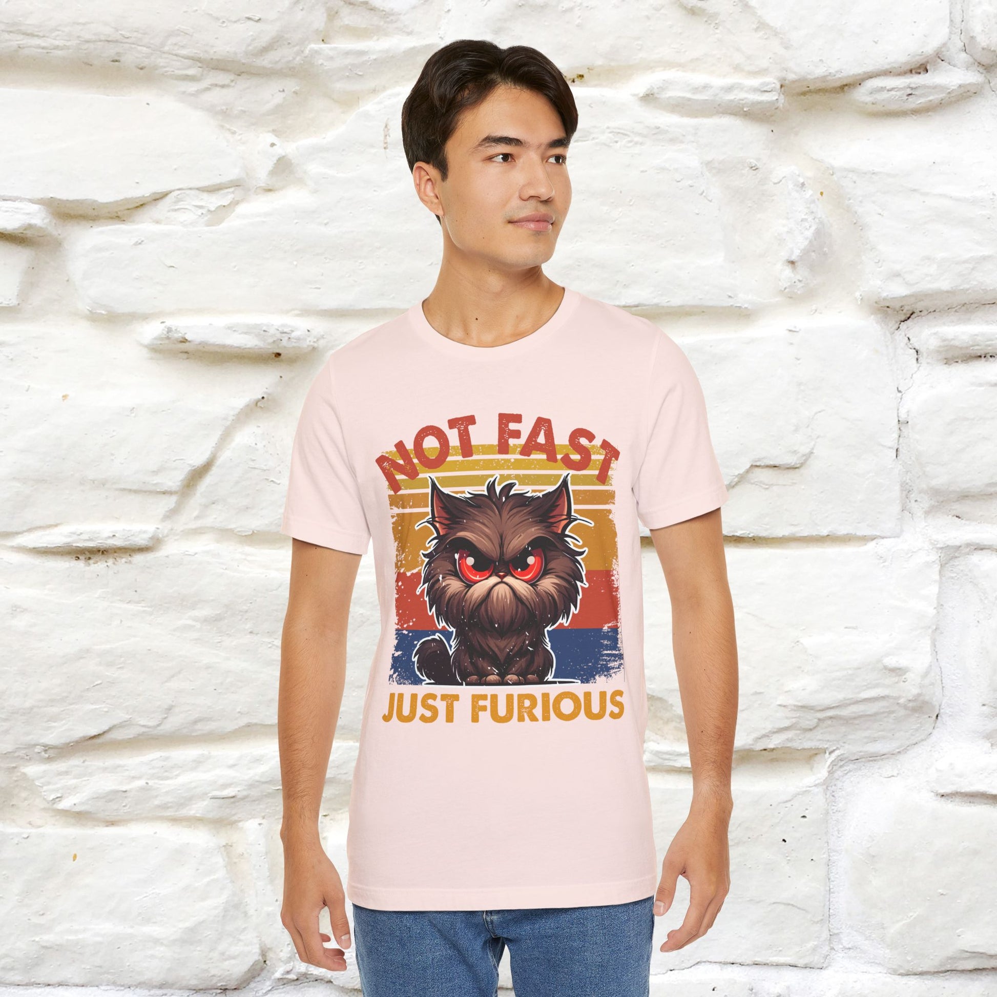 Not Fast, Just Furious |  Sarcastic Cat T-Shirt | Nunu&Miao Studio - Nunu&Miao Studio