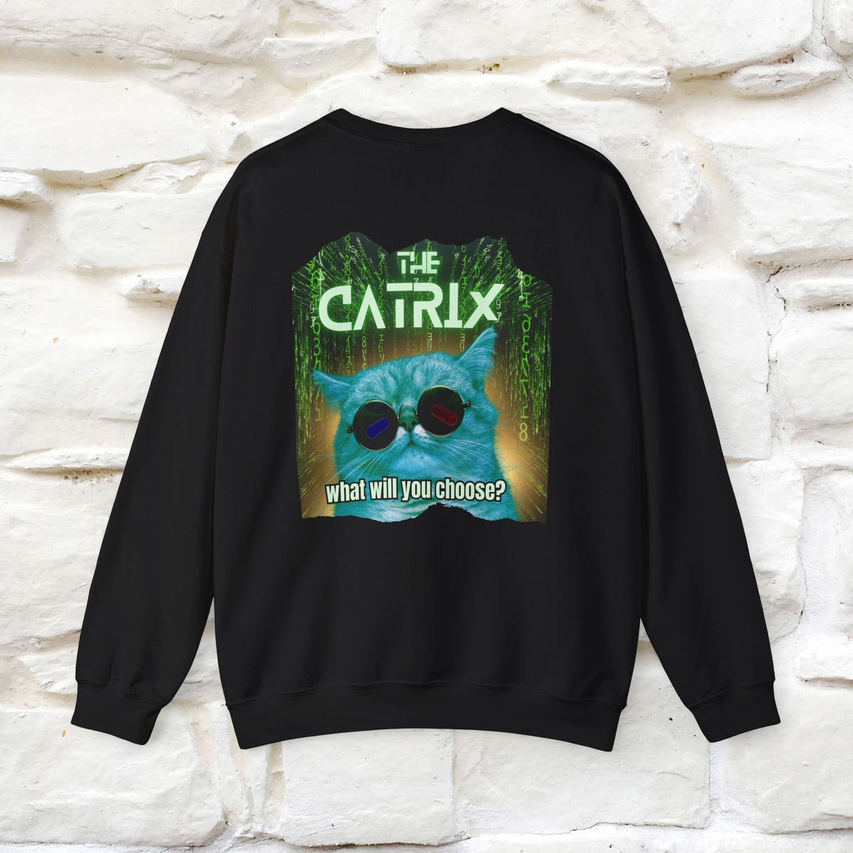 "The Catrix'' |Cat Sweatshirt | Nunu&Miao Studio
