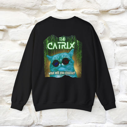"The Catrix'' |Cat Sweatshirt | Nunu&Miao Studio