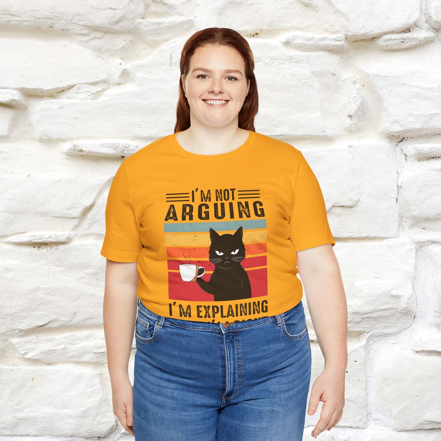 I’m Not Arguing, I’m Explaining Why I’m Right Cat T-Shirt  Nunu&Miao Studio - Nunu&Miao Studio