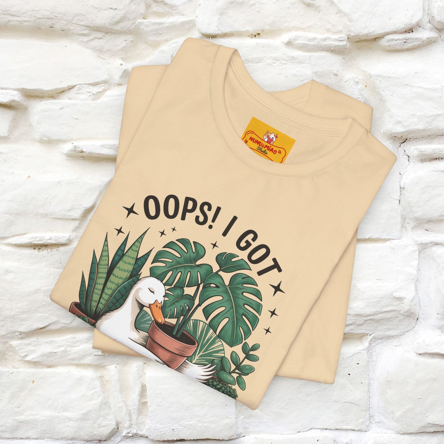 "Oops! I Got Another Plant" Plant T-shirt |Nunu&Miao Studio - Nunu&Miao Studio