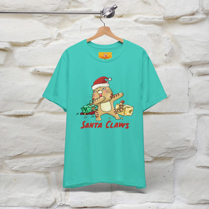 "Santa Claws" |Funny Cat T-Shirt | Nunu&Miao Studio
