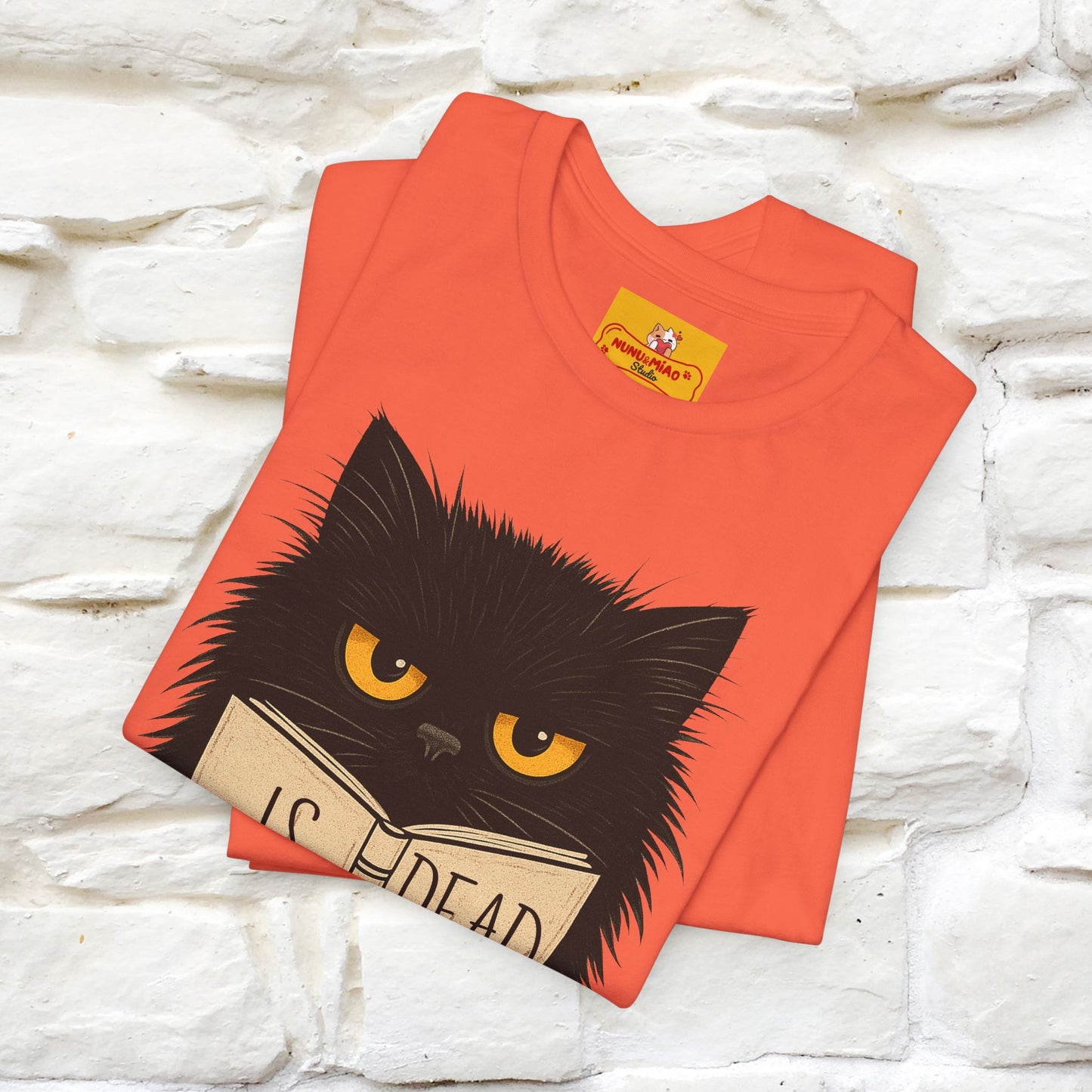 "Is He Dead Yet" |Cat T-Shirt | Nunu&Miao Studio - Nunu&Miao Studio