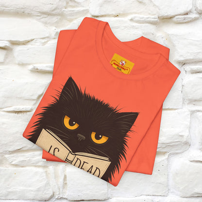 "Is He Dead Yet" |Cat T-Shirt | Nunu&Miao Studio - Nunu&Miao Studio