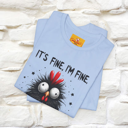 "Everything Is Fine" |Funny T-Shirt | Nunu&Miao Studio - Nunu&Miao Studio