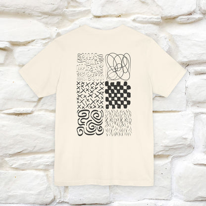 "Black And White'' Cat T-Shirt Front and Back Design | Nunu&Miao Studio - Nunu&Miao Studio