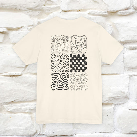 "Black And White'' Cat T-Shirt Front and Back Design | Nunu&Miao Studio - Nunu&Miao Studio