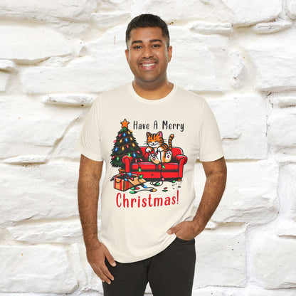 "Have A Merry..." |Funny Cat  T-Shirt | Nunu&Miao Studio