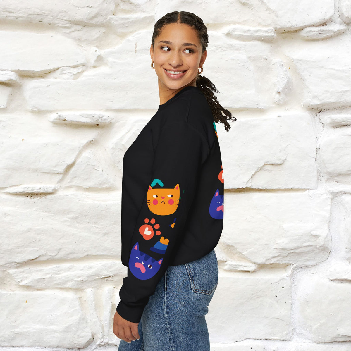 ''Catnaval'' |Cat Sweatshirt | Nunu&Miao Studio
