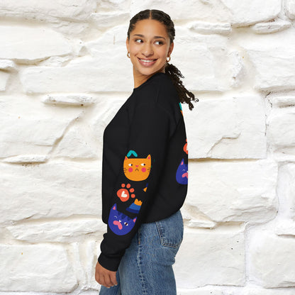 ''Catnaval'' |Cat Sweatshirt | Nunu&Miao Studio