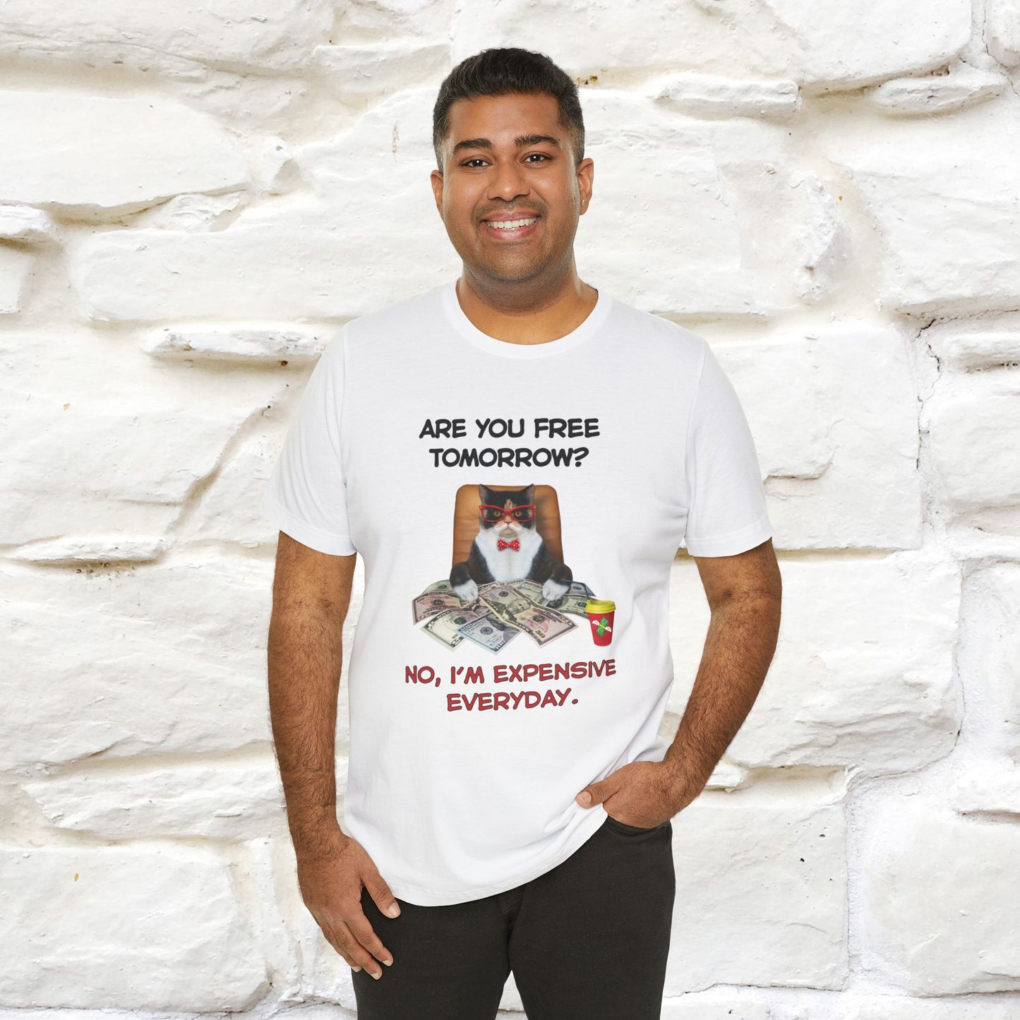 “Are You Fee Tomorrow?” | Cat T-Shirt | Nunu&Miao Studio