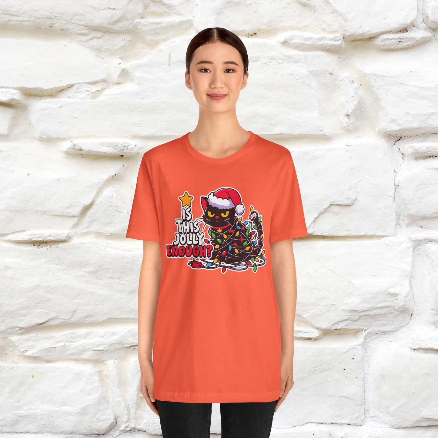 “Is This Jolly Enough?” | Cat T-Shirt | Nunu&Miao Studio