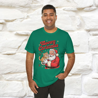 “Meowy Christmas” | Cat T-Shirt | Nunu&Miao Studio