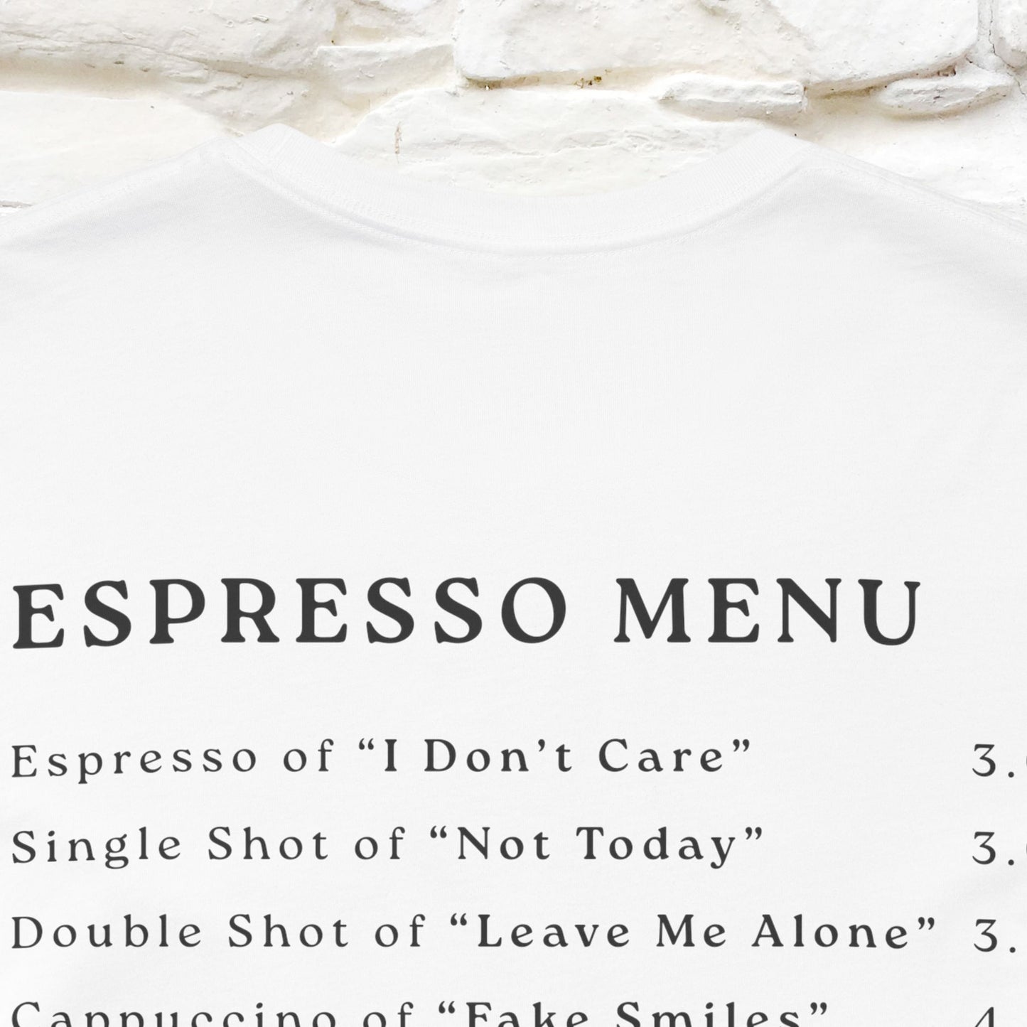 "More Espresso Less Depresso" |Cat T-Shirt | Nunu&Miao Studio - Nunu&Miao Studio