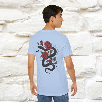 "The Rose and The Snake " Halloween T-shirt |Nunu&Miao Studio - Nunu&Miao Studio