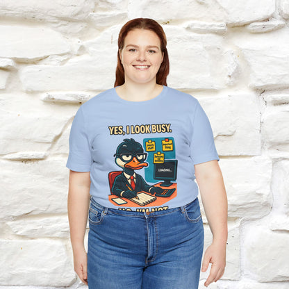 ''Yes, I Look Busy. No I'm Not.''|  Sarcastic Cat T-Shirt | Nunu&Miao Studio