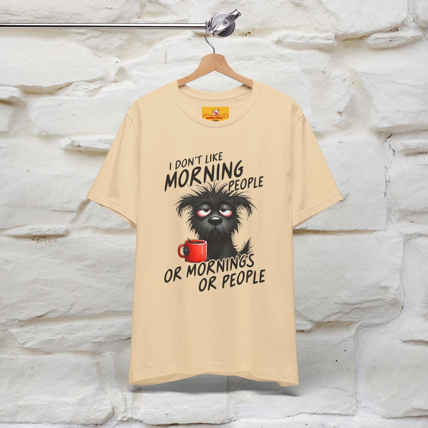 "I Don't Like Morning People..." Funny T-shirt |Nunu&Miao Studio - Nunu&Miao Studio