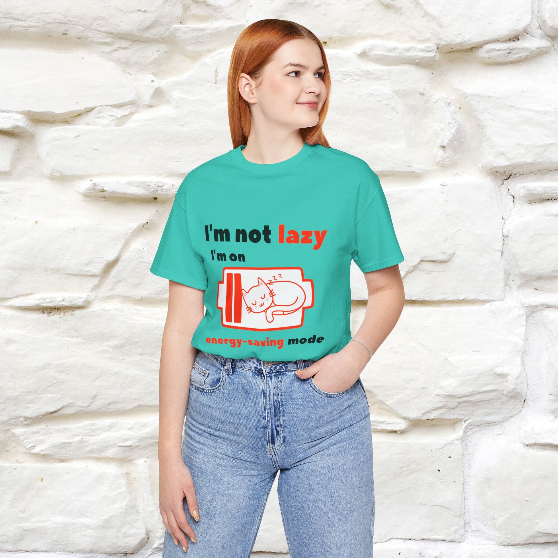 ''I am Not Lazy...'' Cat T-Shirt | Nunu&Miao Studio - Nunu&Miao Studio