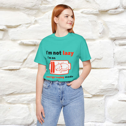 ''I am Not Lazy...'' Cat T-Shirt | Nunu&Miao Studio - Nunu&Miao Studio