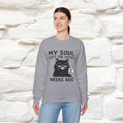 ''My Sould Left The ...'' | Cute Cat Sweatshirt | Nunu&Miao Studio