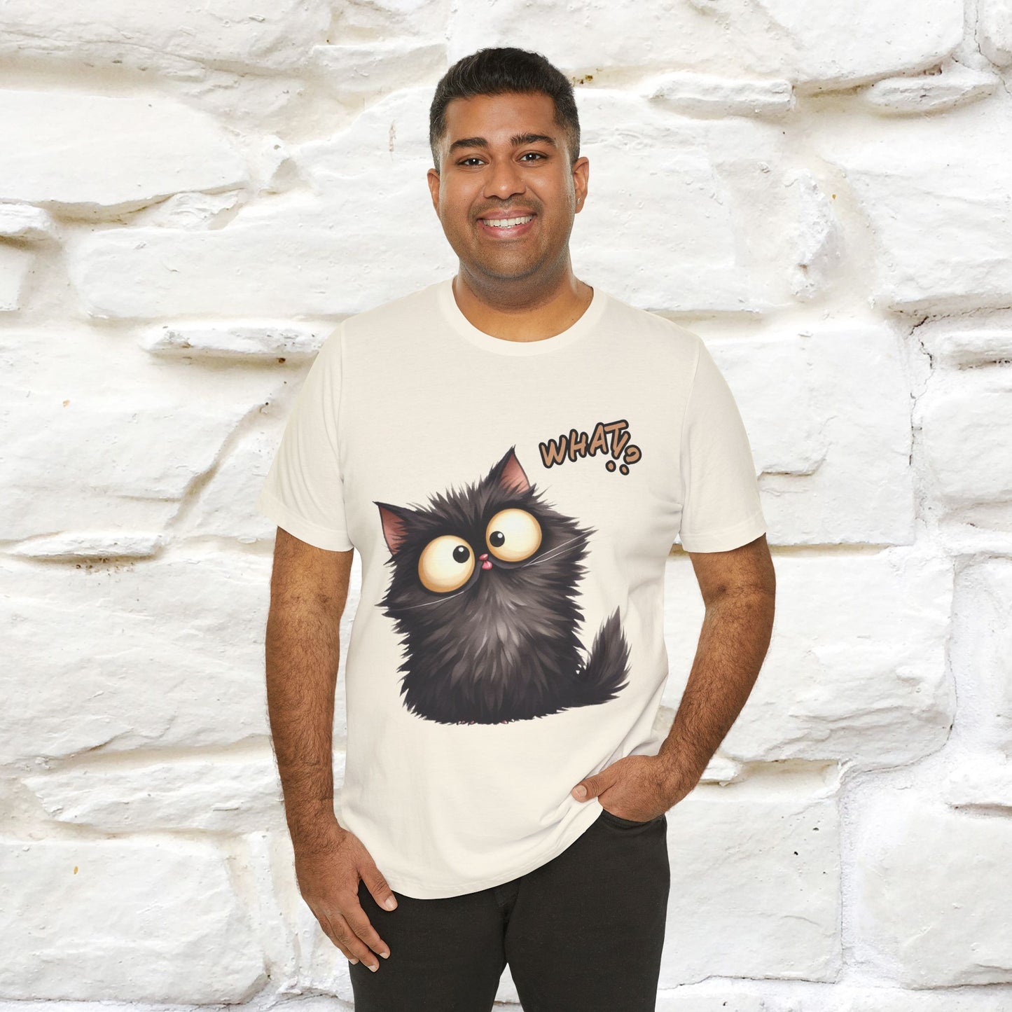 ''What ?'' | Cat T-Shirt  | Nunu&Miao Studio - Nunu&Miao Studio