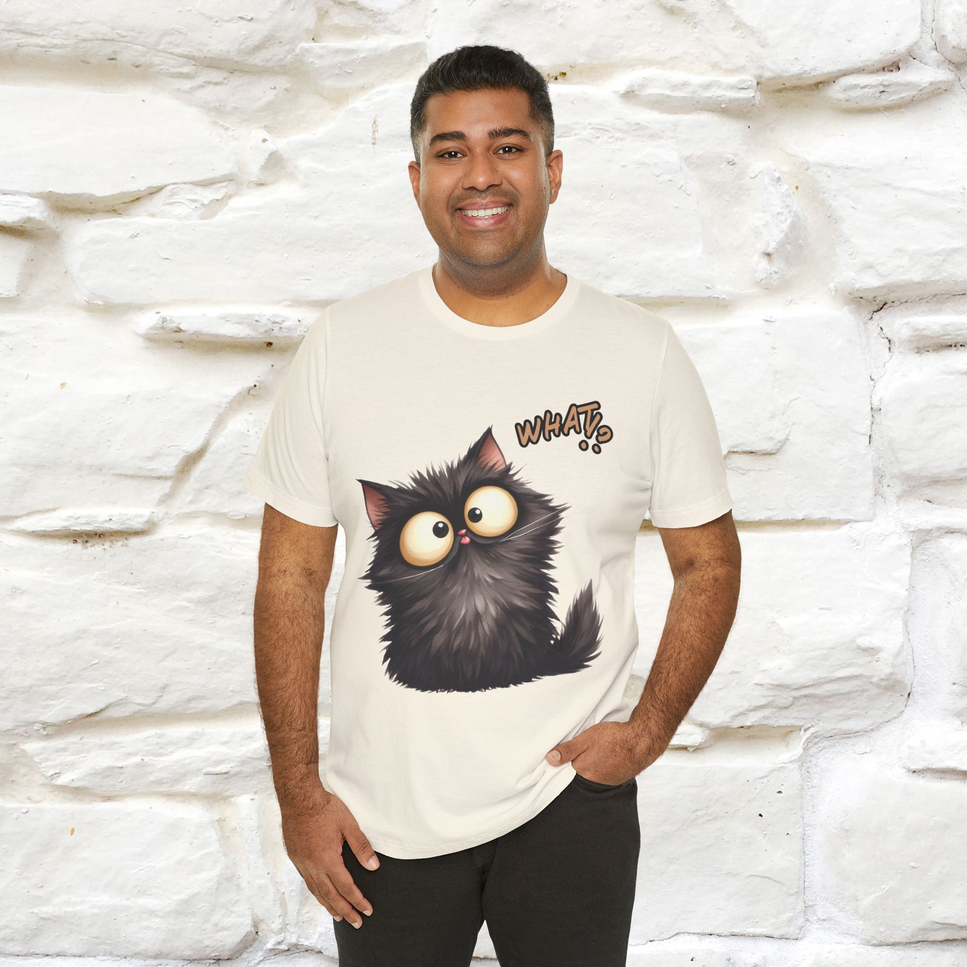 ''What ?'' | Cat T-Shirt  | Nunu&Miao Studio - Nunu&Miao Studio
