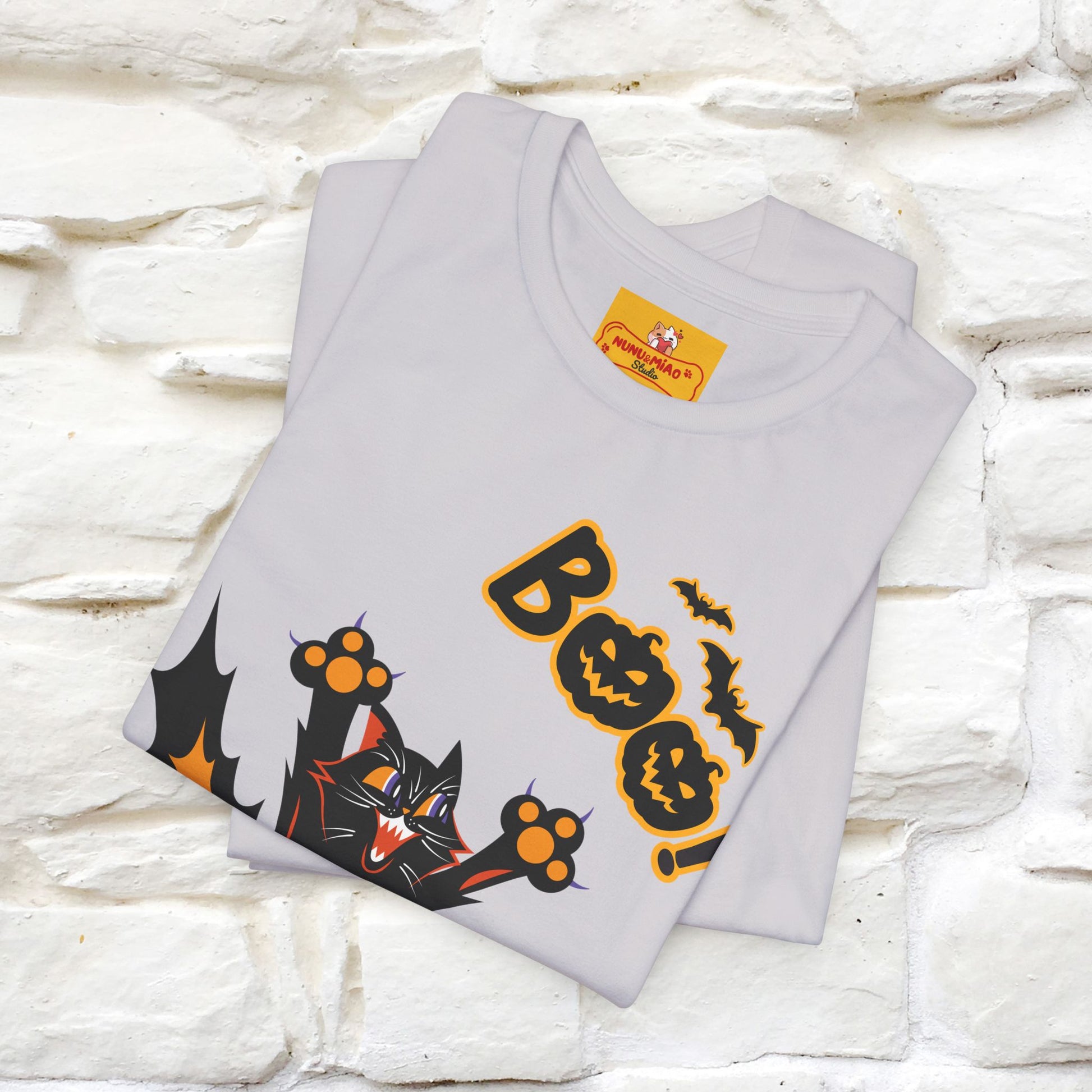 "Boo" Cat  T-shirt |Nunu&Miao Studio - Nunu&Miao Studio