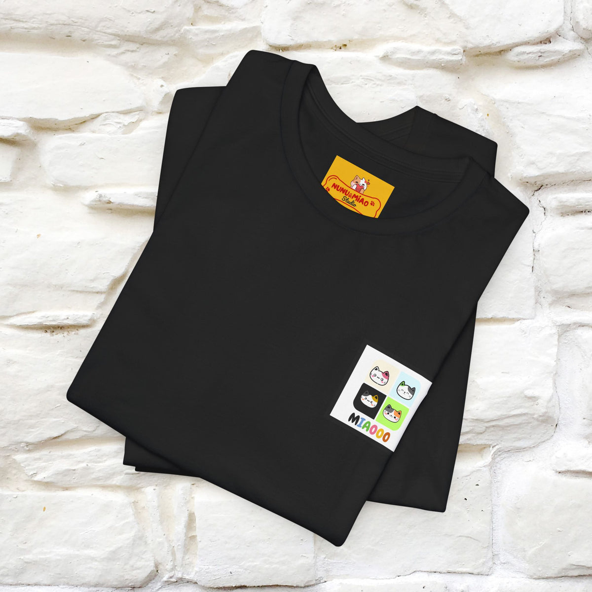 “Miaooo” | Cat T-Shirt | Front & Back Design | Nunu&Miao Studio