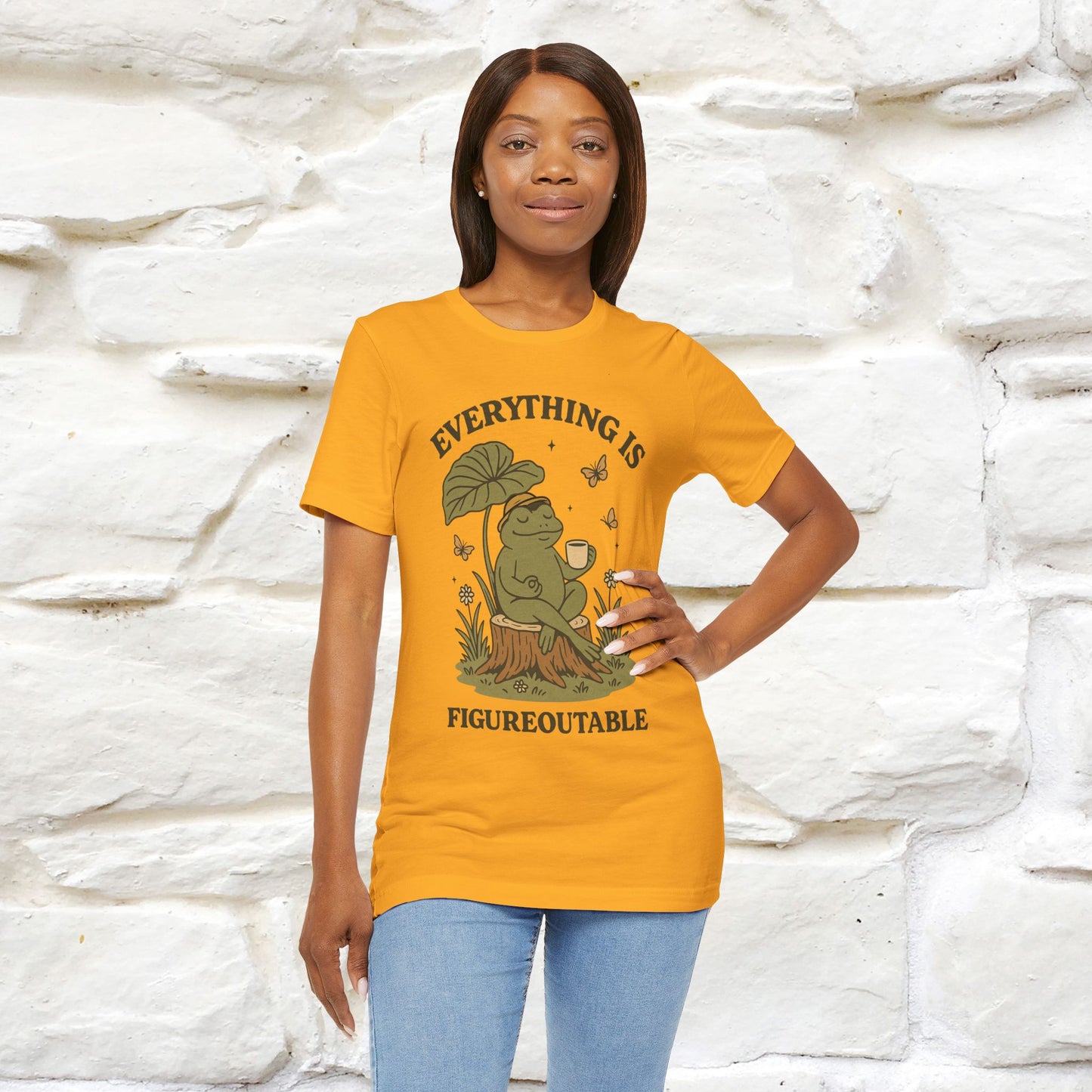 "Everything Is Fugureoutable"| Lifestyle Shirt |Nunu&Miao Studio - Nunu&Miao Studio