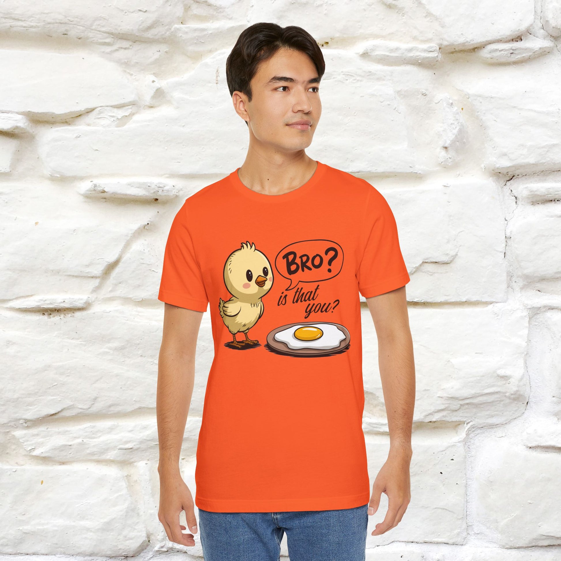 "Bro Is That You?" Funny Chicken T-shirt |Nunu&Miao Studio - Nunu&Miao Studio