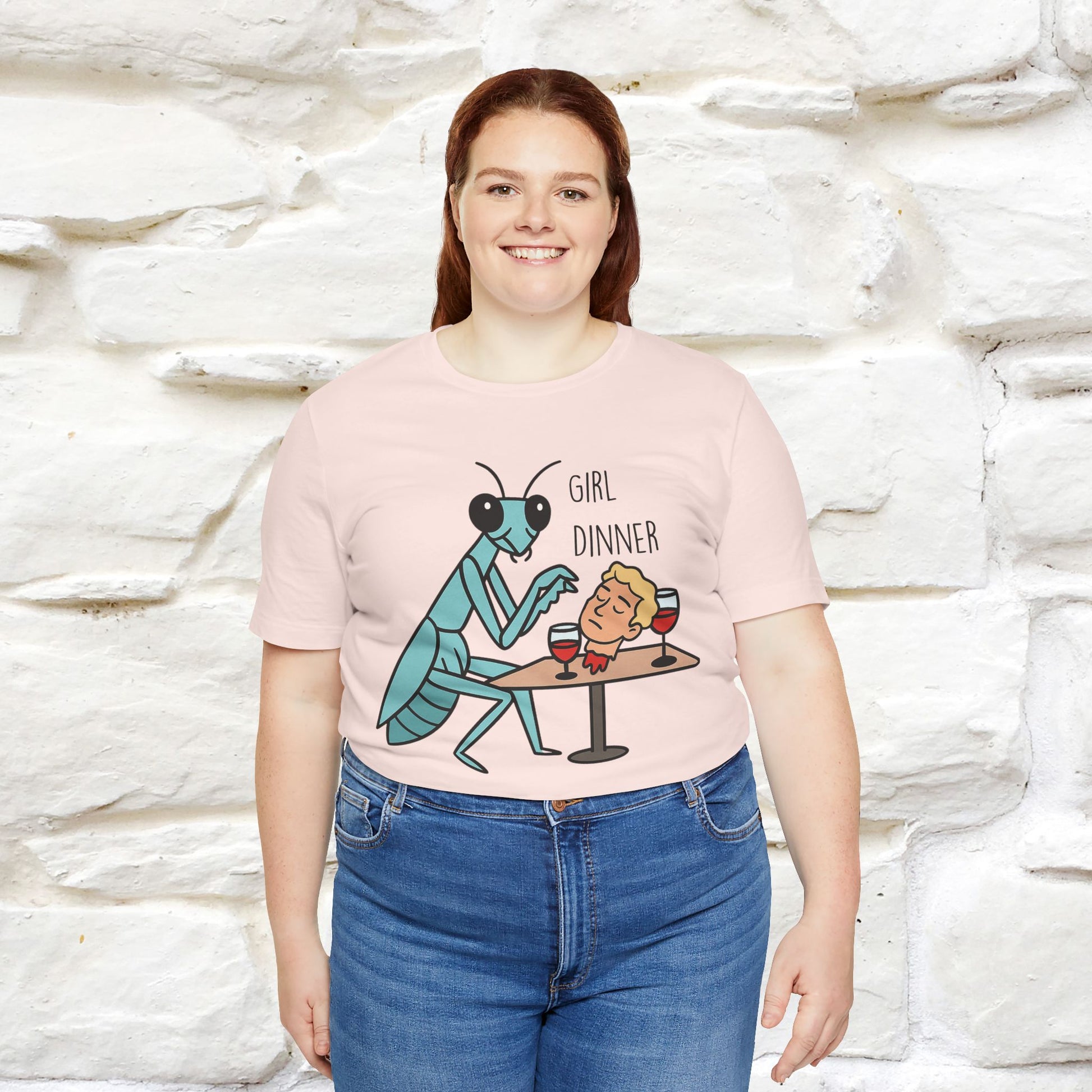 "Girl Dinner" Funny T-shirt |Nunu&Miao Studio - Nunu&Miao Studio