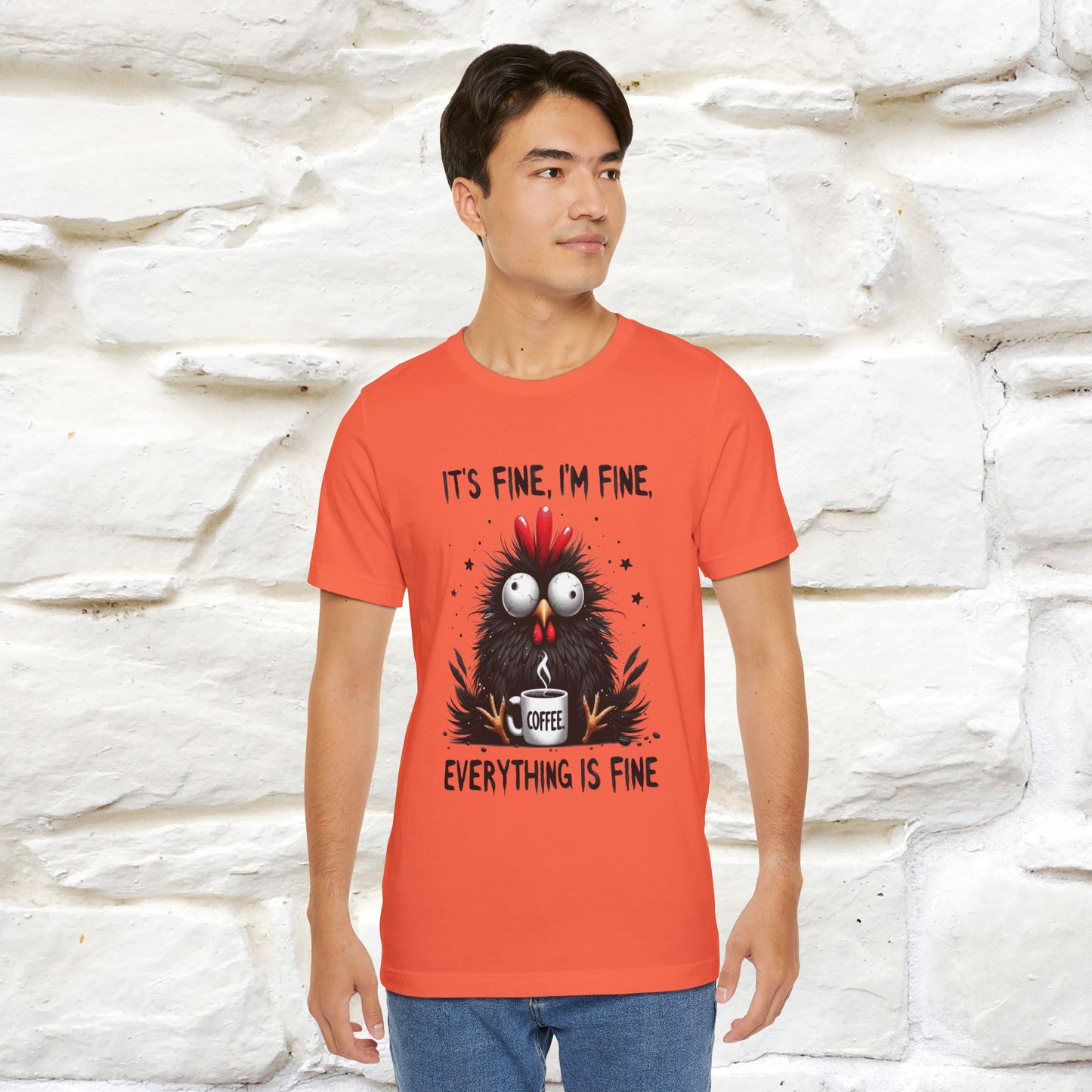 "Everything Is Fine" |Funny T-Shirt | Nunu&Miao Studio - Nunu&Miao Studio