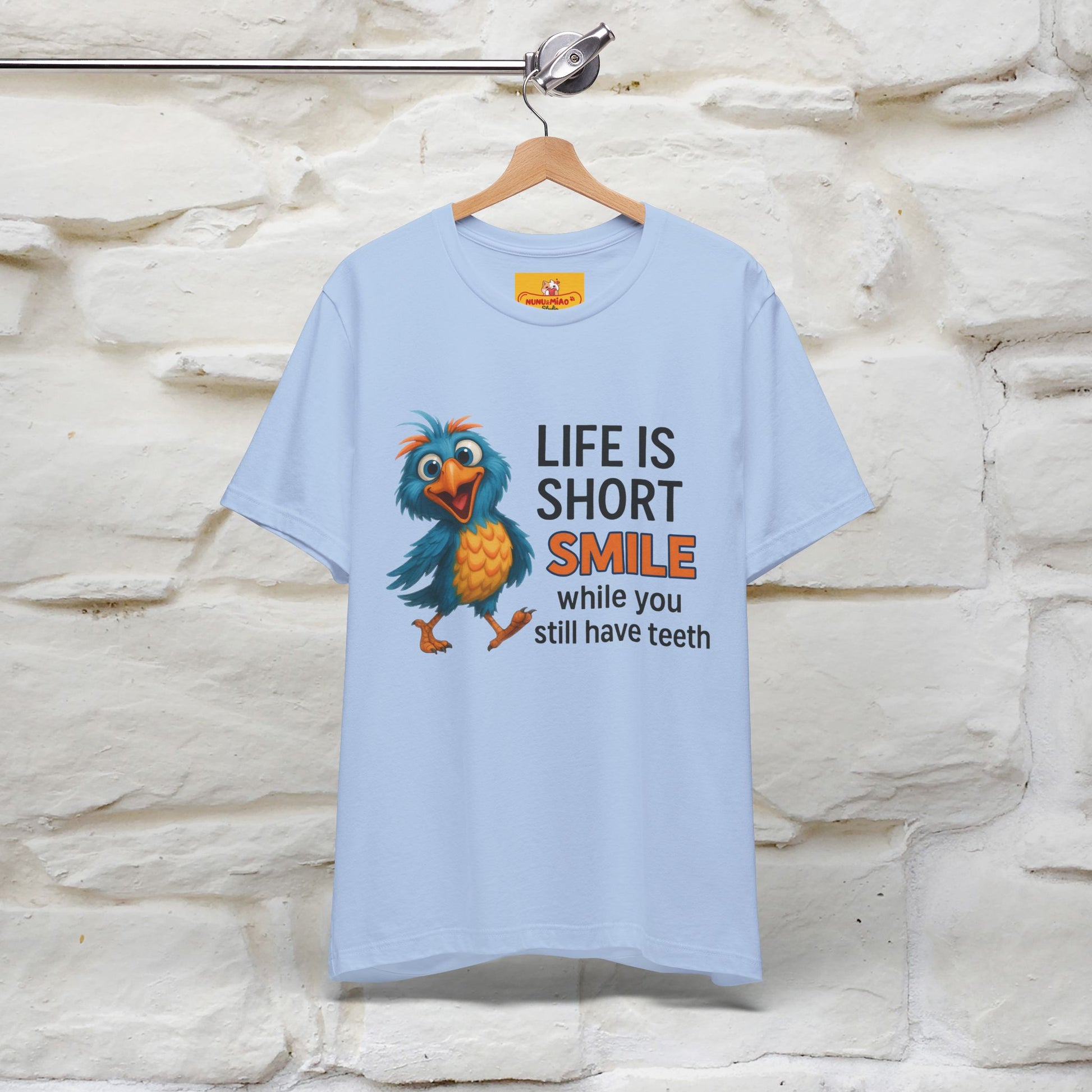 "Life Is Short Smile While ..." |Funny T-Shirt | Nunu&Miao Studio - Nunu&Miao Studio